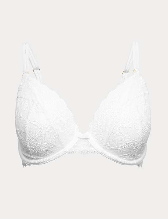 Ida Lace Wired Plunge Bra (F-H)