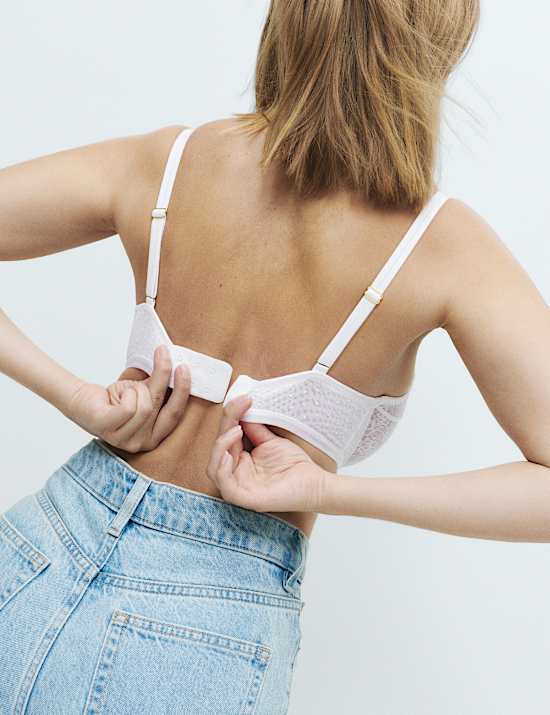 Ida Lace Wired Balcony Bra (F-H)