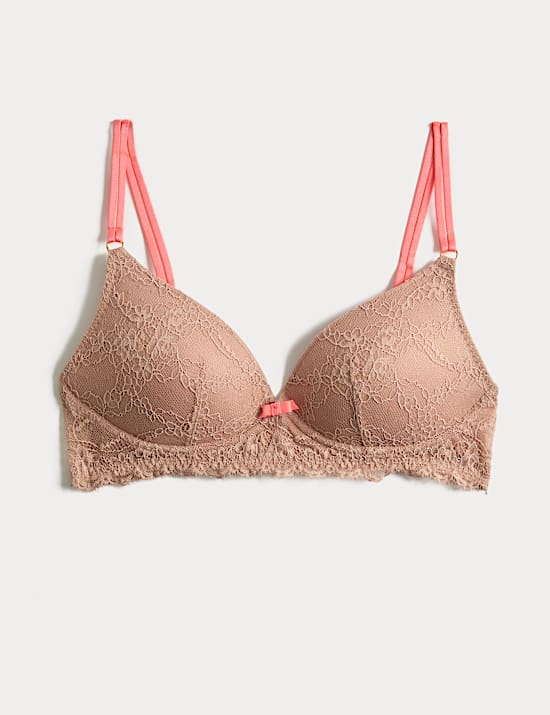 Ida Lace Non Wired Plunge Bra (A-E)