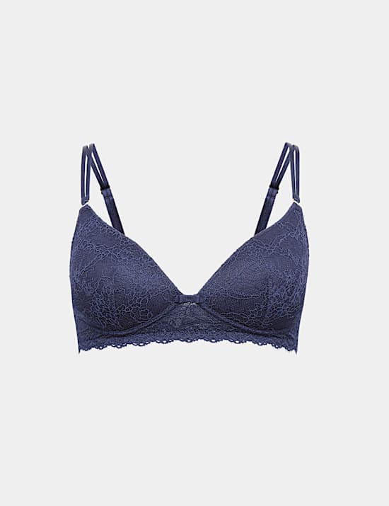 Ida Lace Non Wired Plunge Bra (A-E)