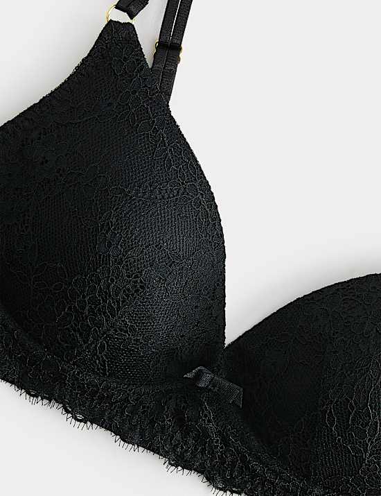 Ida Lace Non Wired Plunge Bra (A-E)