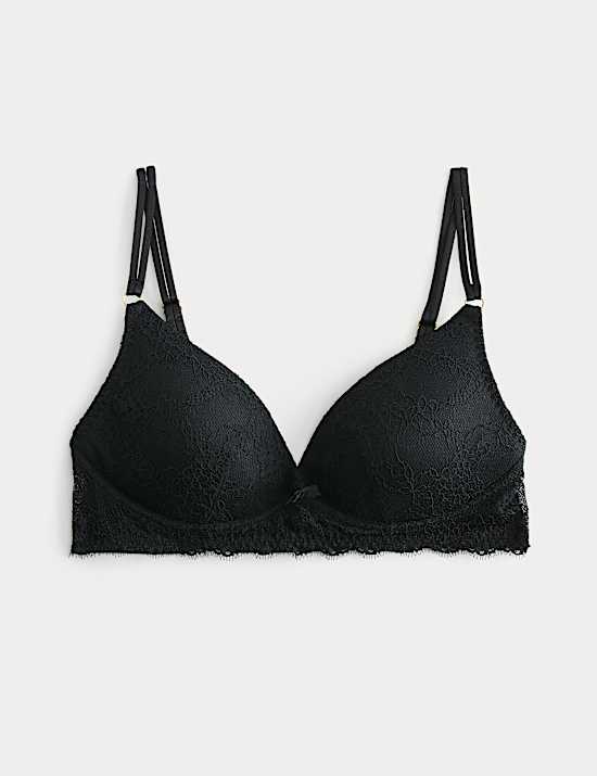 Ida Lace Non Wired Plunge Bra (A-E)