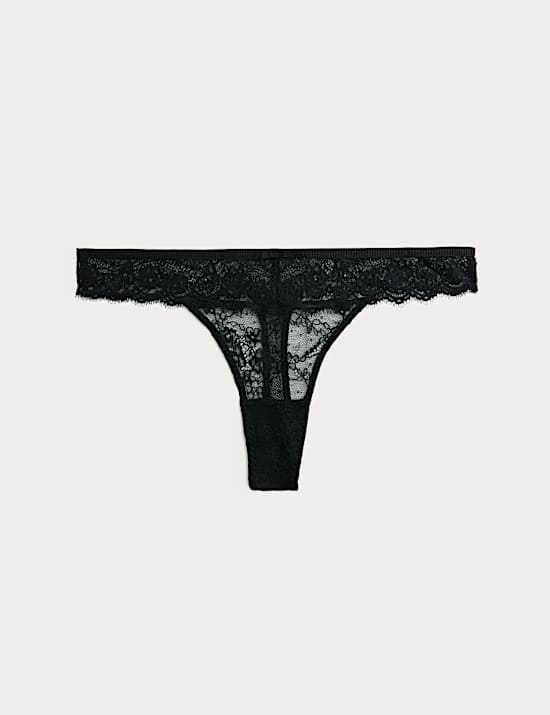 String orn&eacute; de dentelle Ida