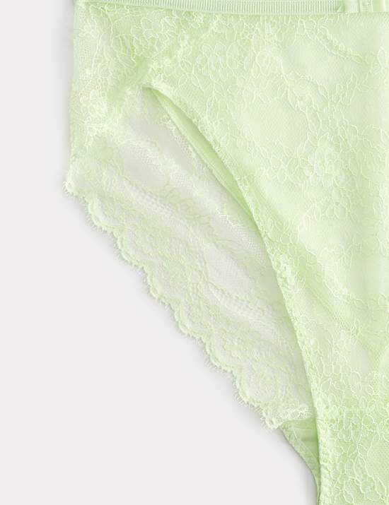 Ida Lace High Waisted High Leg Knickers