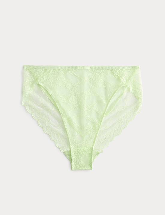 Ida Lace High Waisted High Leg Knickers