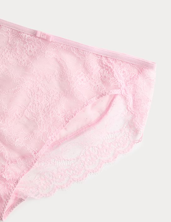 Ida Lace High Waisted High Leg Knickers