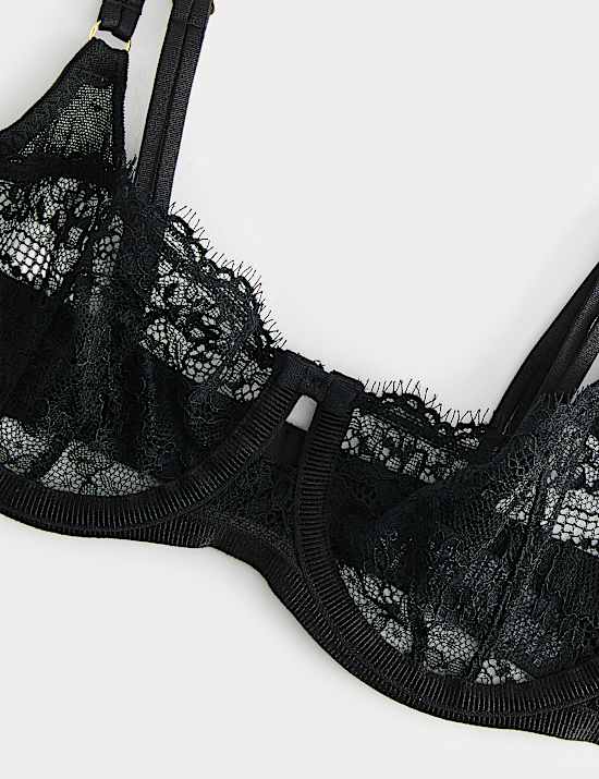Ida Lace Wired Balcony Bra (A-E)