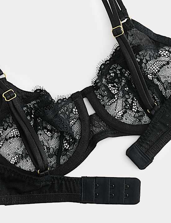 Ida Lace Wired Balcony Bra (A-E)