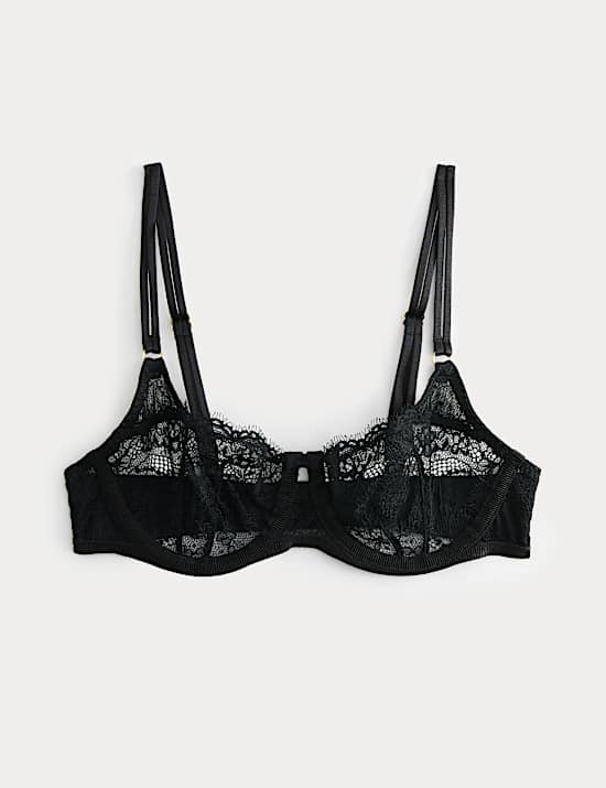Ida Lace Wired Balcony Bra (A-E)