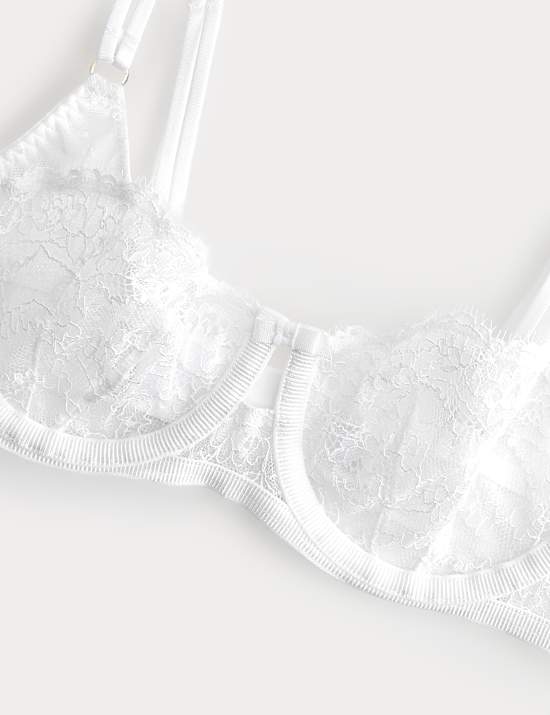 Ida Lace Wired Balcony Bra (A-E)