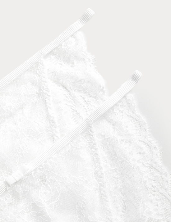 Lot de 2 culottes bikini style tanga Ida en dentelle