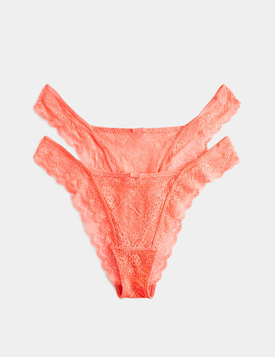 2 Pack Ida Lace Miami Knickers