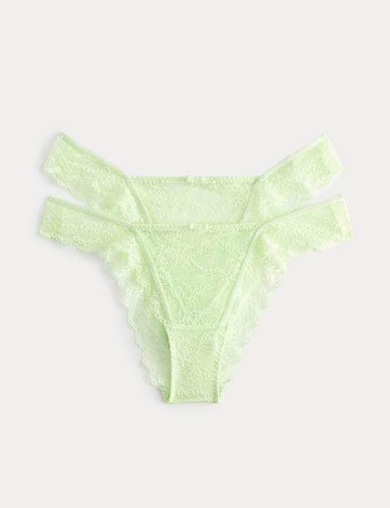 2 Pack Ida Lace Miami Knickers
