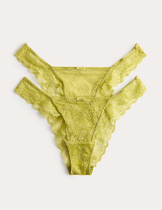 2 Pack Ida Lace Miami Knickers