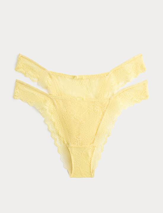 2 Pack Ida Lace Miami Knickers
