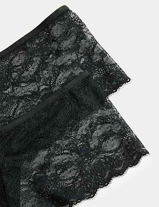 2 Pack Ida Lace High Rise Knicker Shorts