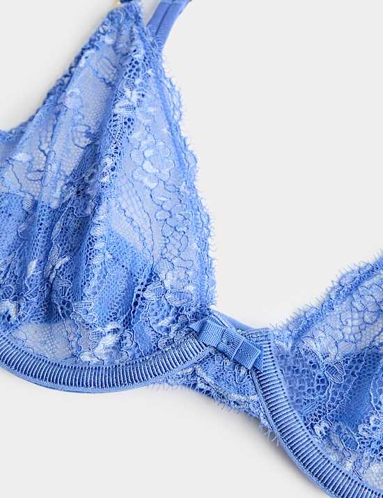 Ida Lace Wired Plunge Bra (A-E)