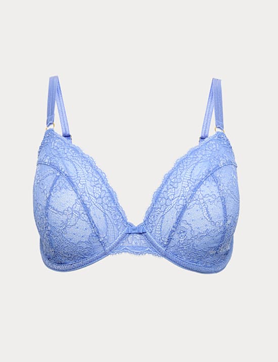 Ida Lace Wired Plunge Bra (F-H)