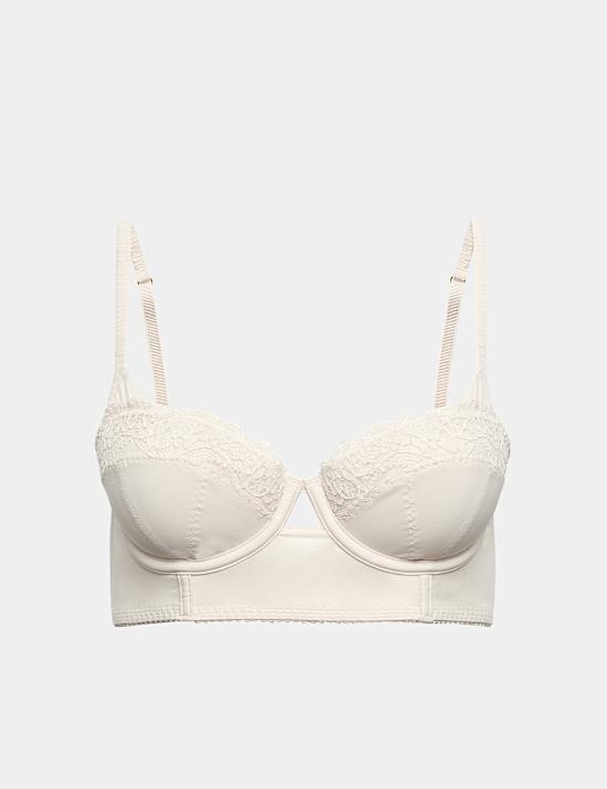 Clara Papertouch Wired Longline Balcony Bra (A-E)