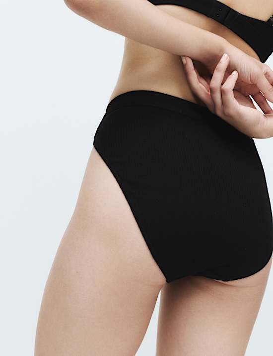 2 Pack Asta Rib High Leg Knickers