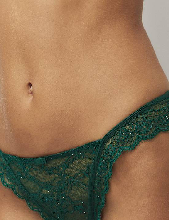 2 Pack Ida Mesh & Lace Miami Knickers