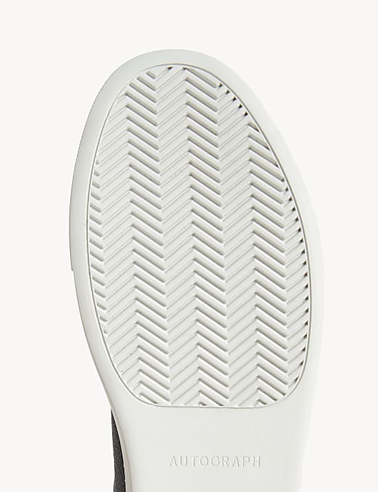 Leather Lace Up Trainers with Freshfeet&trade;