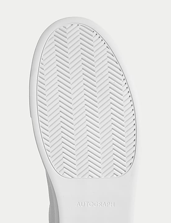 Leather Lace Up Trainers with Freshfeet&trade;