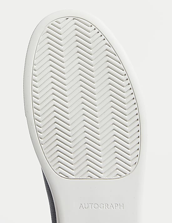 Leather Slip-On Trainers with Freshfeet&trade;