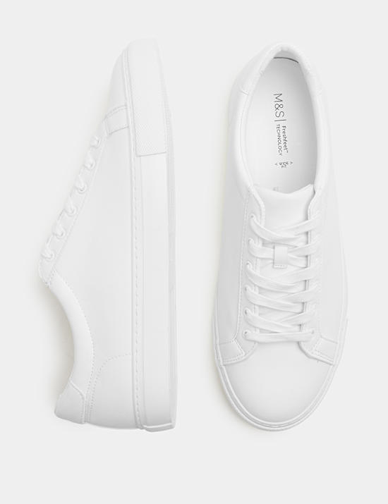 Zapatillas deportivas de ancho especial con cordones