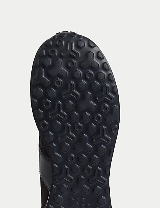 Leather Lace Up Trainers