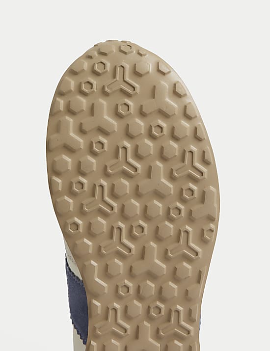 Leather Lace Up Trainers