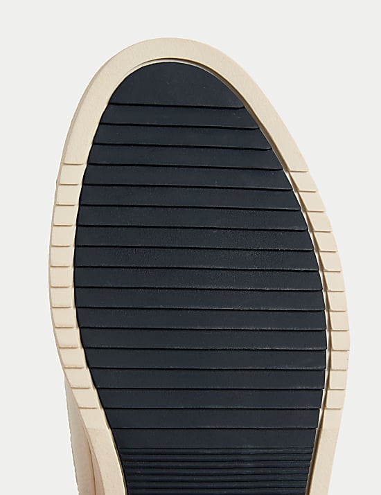 Lace Up Retro Court Trainers