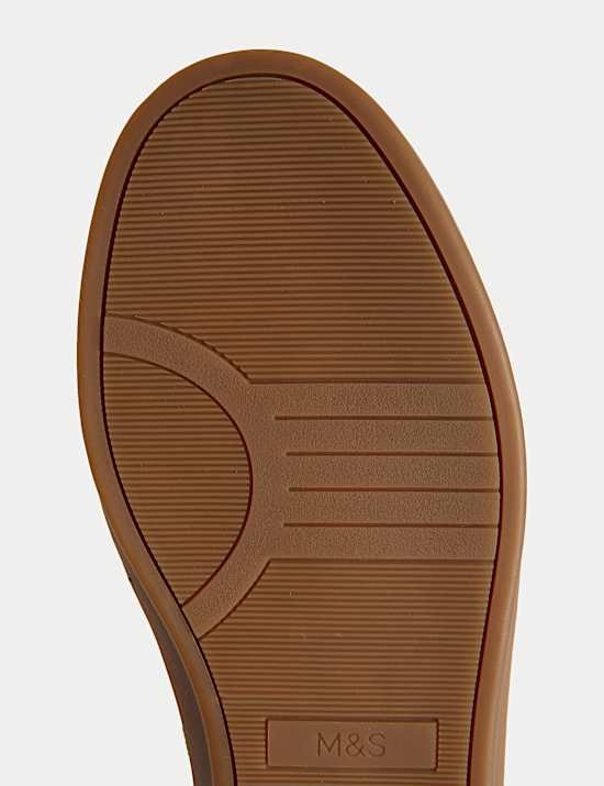 Suede Lace-Up Trainers