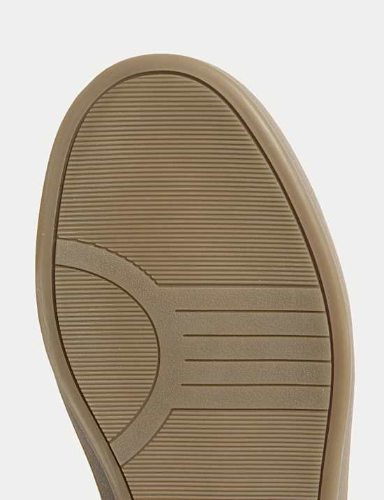 Suede Lace-Up Trainers