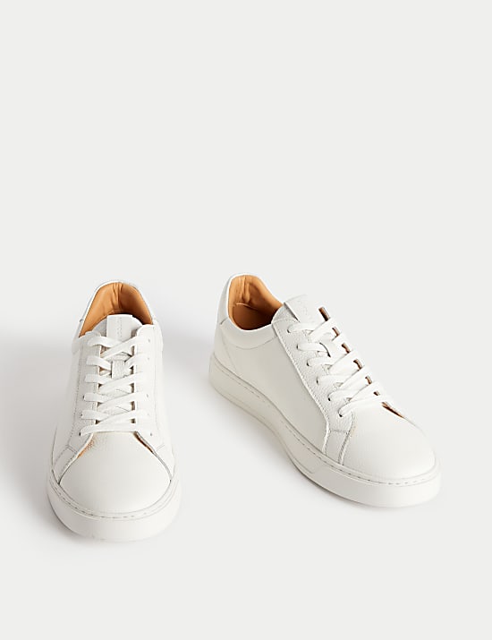 Kožené tenisky se šněrováním