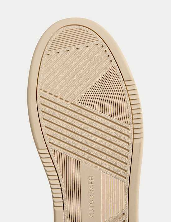 Suede Lace-Up Trainers