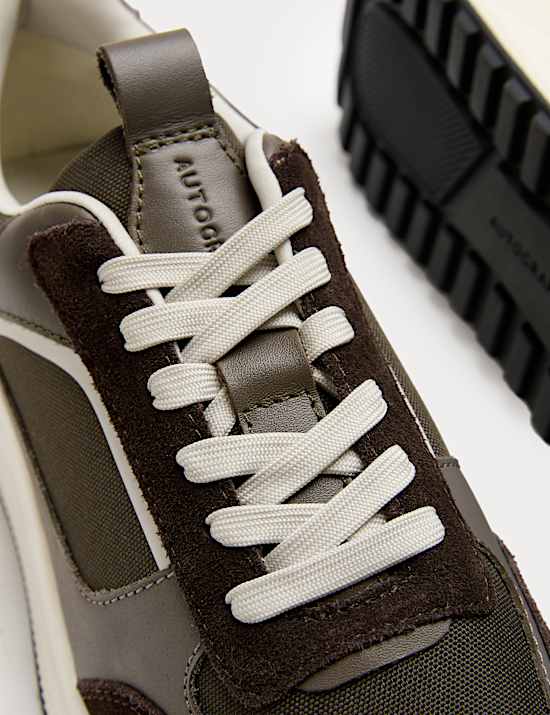 Lace Up Mesh Runner Trainers