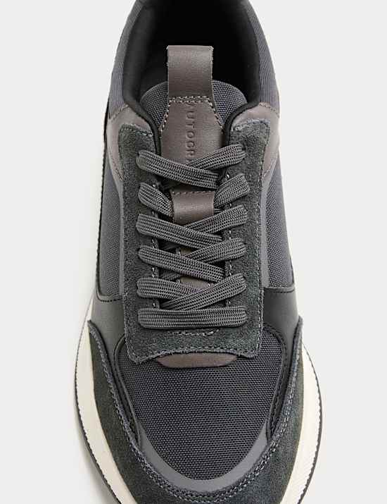 Lace Up Mesh Runner Trainers