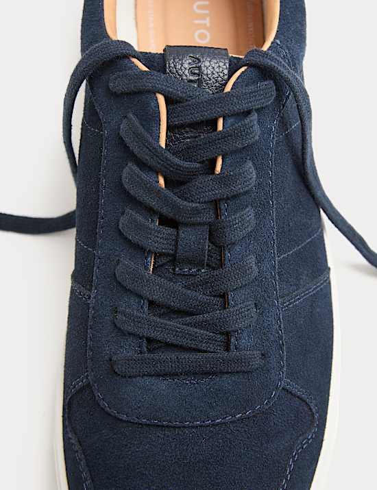 Suede Lace up Trainers