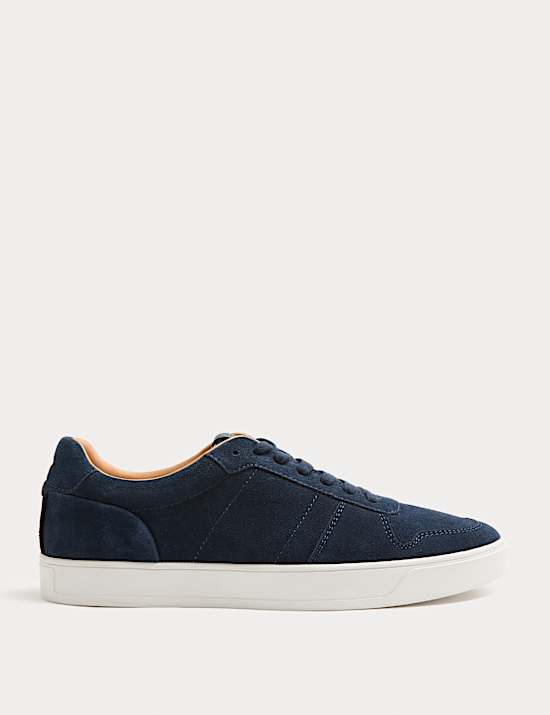 Suede Lace up Trainers