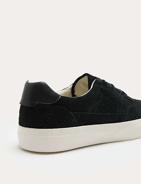 Hairy Suede Lace up Trainers