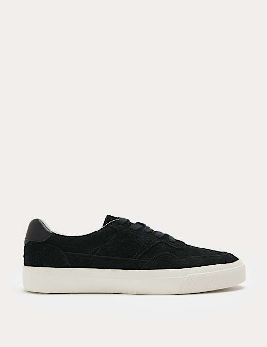 Hairy Suede Lace up Trainers