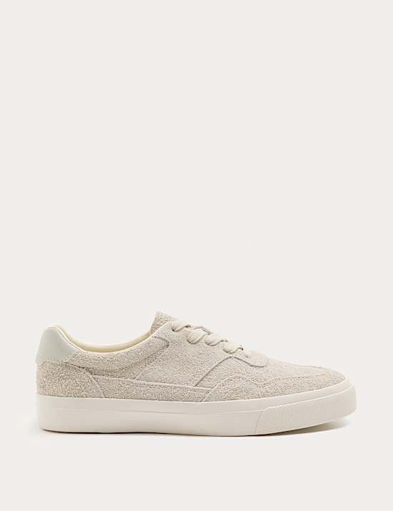 Hairy Suede Lace up Trainers