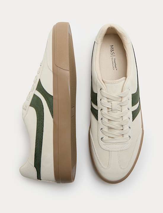 Suede Lace Up Trainers