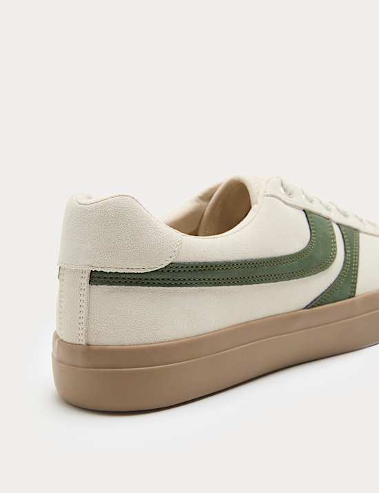 Suede Lace Up Trainers