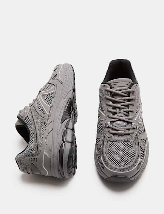 Lifestyle Mesh Mix Lace up Trainers