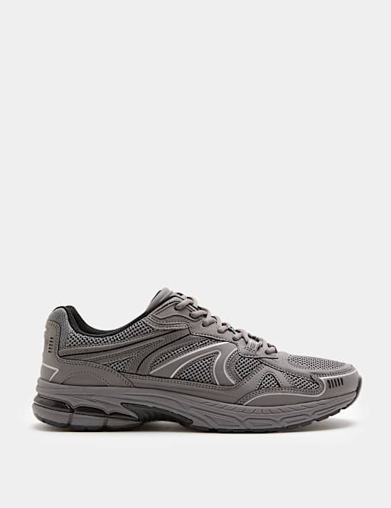 Lifestyle Mesh Mix Lace up Trainers
