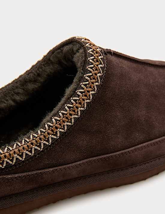 Sandal Selop Bordir Berkerah Suede