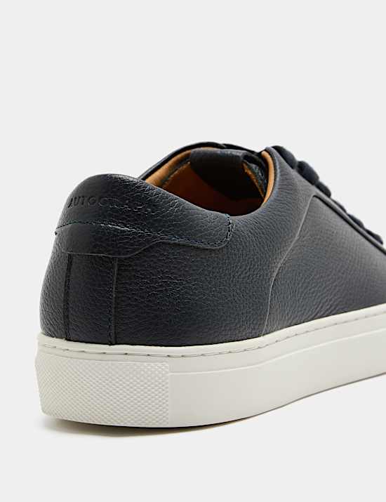 Leather Cupsole Trainers with Freshfeet&trade;