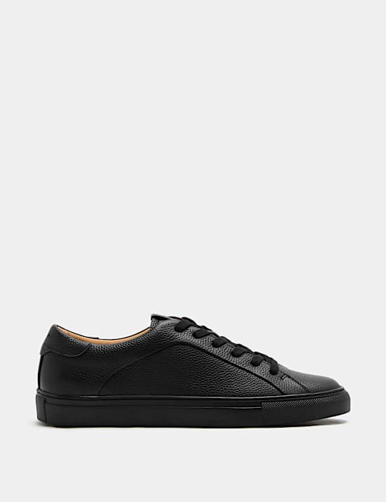 Leather Cupsole Trainers with Freshfeet&trade;